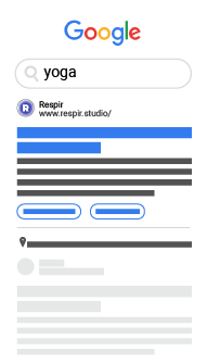 Aperçu Google Ads RESPIR
